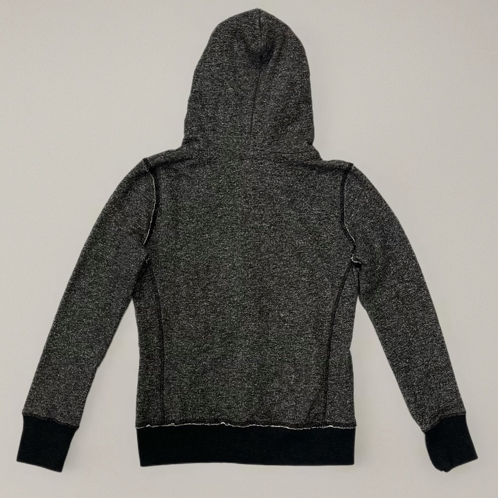 👩🏼‍🎤 NWT Lorna Jane Zip-Up Hoodie~Women’s Sz Sm~Charcoal & Black~Bright Logo - Picture 5 of 9